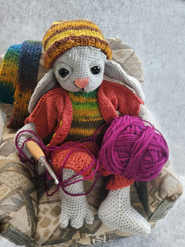Klein Hasi, Amigurumi, gehäkelt - Häkeln