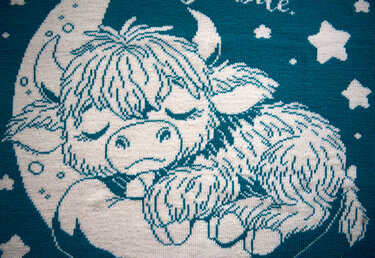 knitting pattern "Sleeping Strolchi" cute little doubleface blanket - Image 3