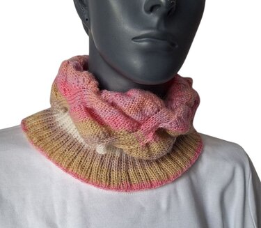 Strickanleitung Loop, Schalkragen, Cowl, Neckwarmer, Kragenschal  #342 - Bild 4