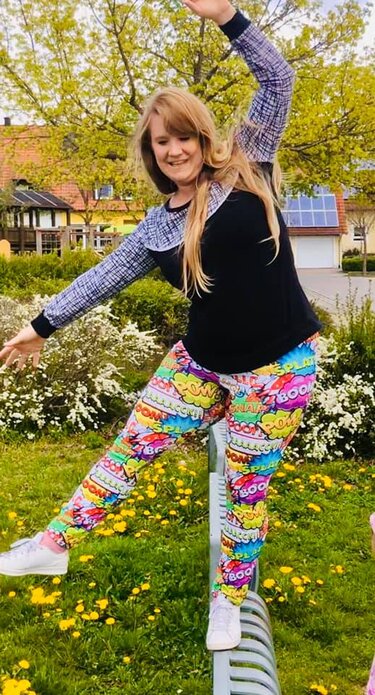 Highwaist Leggins Berlind -Gr 32-64- E-Book und Nähanleitung