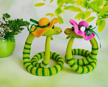 344 Snake Boa Cobra Beauty Serpent Zabelina - Crochet