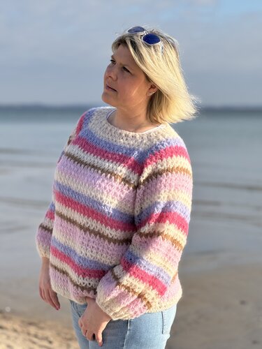 Häkelanleitung Pullover Träumchen Größe 34-56 - Bild 3