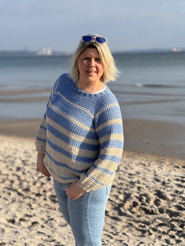 Häkelanleitung Pullover Träumchen Größe 34-56