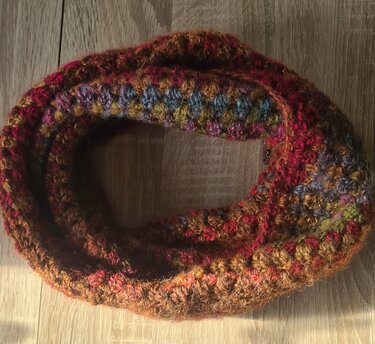 Häkelanleitung Loopschal "Herbstzauber"