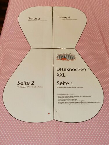 **Leseknochen XXL** Schnittmuster und Nähanleitung