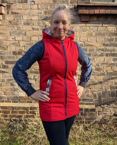 Longweste Gundis - Gr 32-64 - E-Book und Nähanleitung - Bild 3