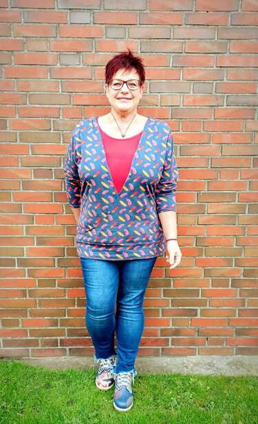 Lagenshirt Eingewickelt - Gr 32-64 - E-Book und Nähanleitung - Bild 4