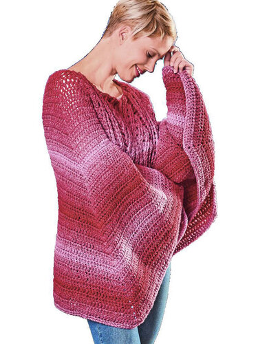 PONCHO CROCHET-FRONT TWO - Bild 2