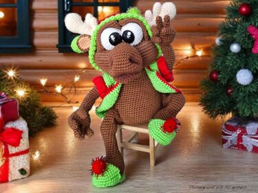 Häkelanleitung Rentier Rüdiger