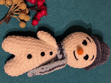 PDF Häkelanleitung Schneemann - DIY Schneemann - Sofortiger Download!