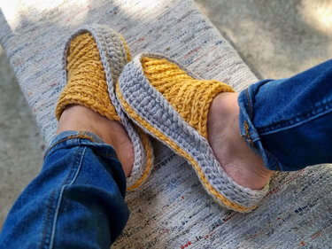 S.28 Crochet slippers. Pattern PDF in English and German. - Image 5