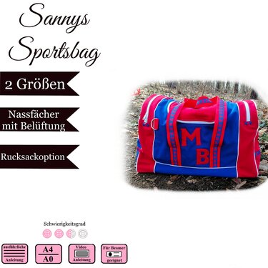 Sannys Sportsbag - E-Book und Nähanleitung - Nähen
