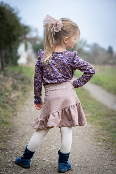 lovely wave 74-158 Kinderrock Drehrock Mädchenrock - Nähen