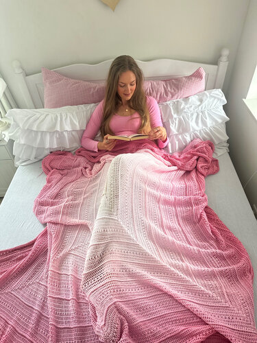 Häkeldecke "Cozy Rosy" - Bild 2