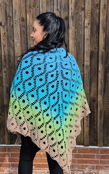 Die Pfauenfeder - Häkeln