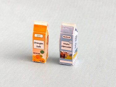 Bastelbögen Miniatur-Verpackungen und Zubehör - Basteln