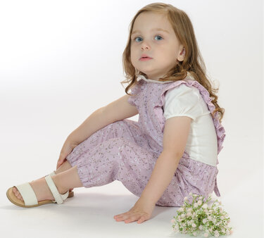 sewing pattern girls overalls DAISY photo tutorial 6m/9m–6y/7y