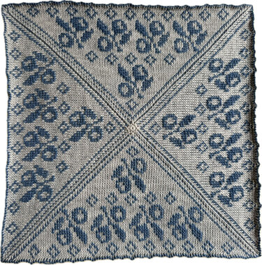 Tunesisch gehäktelte Jahresdecke 2025 Patchwork-Norway-Decke - Häkeln