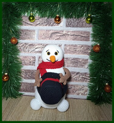 Schneemann Häkelanleitung - Häkeln