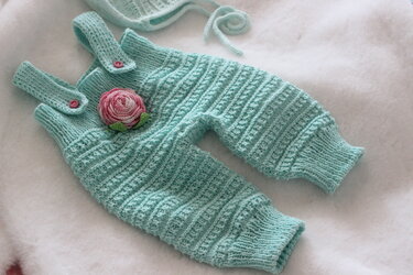 Baby Romper Knitting Pattern