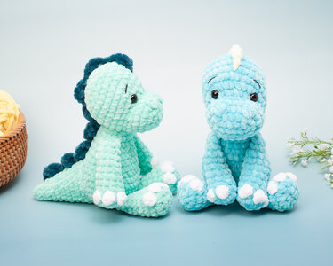 Dinosaur Crochet Pattern – Amigurumi Dino Plushie