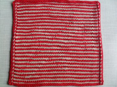 tierkreiszeichen Schütze in Schattenstricktechnik mit dem besonderen Rand - Stricken