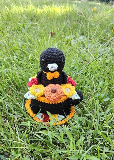 Everlasting Autumn Garden Teacup- Crochet Pattern