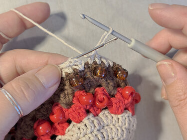 Beaded Crochet Pattern Christmas Stocking, Christmas Sock Crochet Pattern