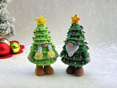 Max & Mila - ein festliches Wichtel-Duo / Häkelanleitung - Häkeln