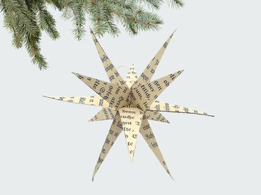 3D-Stern aus Papier - Basteln