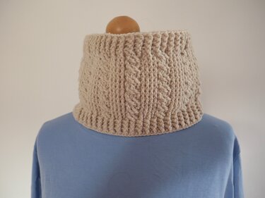 Häkelanleitung Kragenschal Tanja