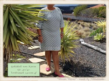 Häkelpullover "Woven Waves" RVO im Interlocking, alle Größen - Bild 9