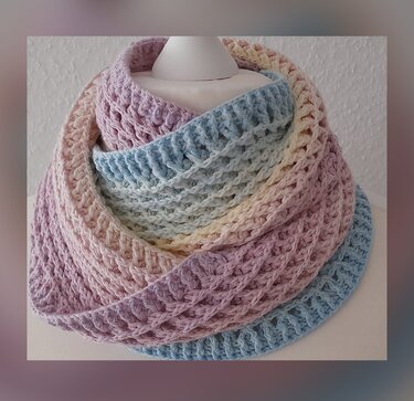 Loop - kleine Wolke - Häkeln