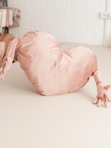 Heart Pillow with Arms – Cute Plush Cushion (Sewing Pattern)