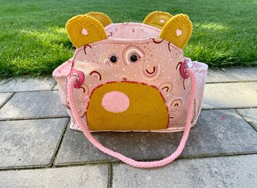 Anleitung Spielzeugtasche Tonibär - Nähen