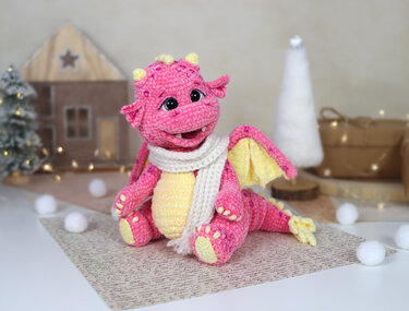 Crochet Pattern: Dragon (with video) - Image 6