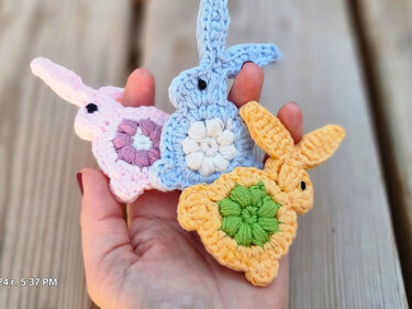 P24 Crochet pattern. Keychain pendant, bag charm. - Image 4