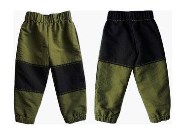 Anleitung und Schnitt Thermohose Bicolor Gr. 80 -140 - Nähen