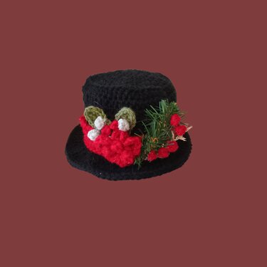 Crochet Christmas Outfit Pattern – Newborn Dress, Hat & Booties (PDF)