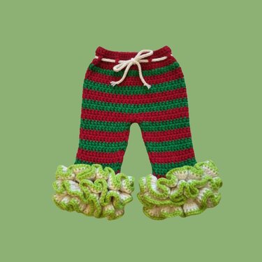 Big Ruffles Baby Pants Crochet Pattern | Easy to Follow | Newborn to 12 Mon