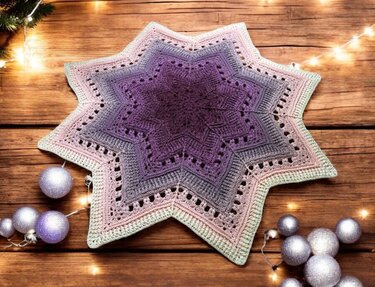 Star Doily "Astraia" - Crochet