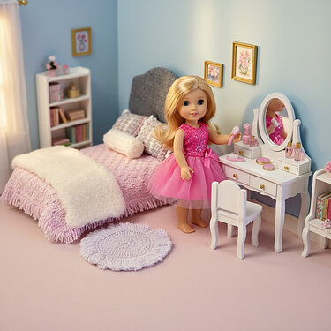 Crochet Pattern Doll Bedding
