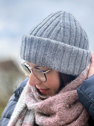Strickanleitung "HANSA-Mütze"  zeitlose Mütze stricken für Sie und Ihn - Bild 6