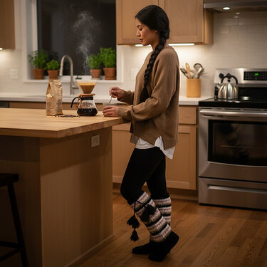 Crochet Pattern Knee High Slippers