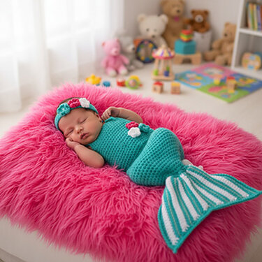 Crochet Pattern Mermaid Costume