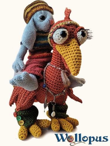 Henriette, das Riesenrennhuhn - Häkeln