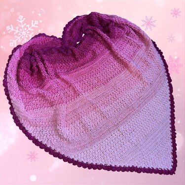 Häkelanleitung flaches Dreieckstuch "Samusa"