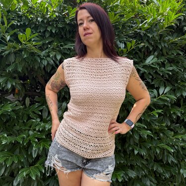 Pearl Top - Crochet