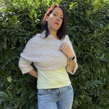Silma Sweater Scarf - Crochet