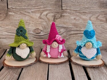 MINI-WICHTEL - Häkelanleitung Gnome Schlüsselanhänger - Bild 2